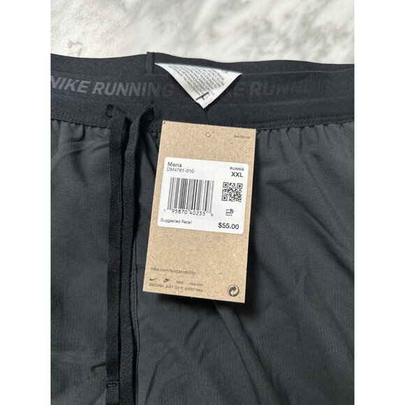 Nike Dri-Fit 7" Stride Running racing Shorts Mens XXL Black DM4761-010 NEW - Picture 6 of 8